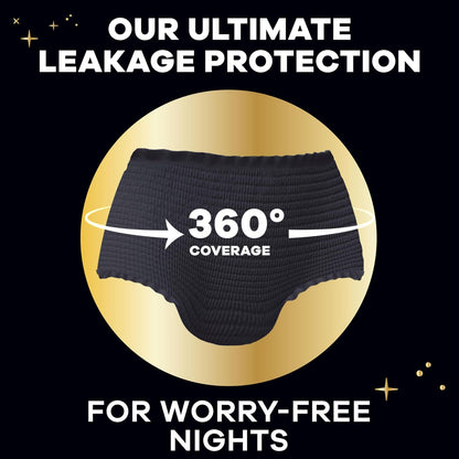 Always ZZZ Overnight Disposable Period Underwear - S/M - Light Scent - 26 Count