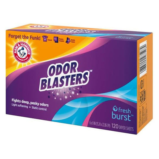 Arm & Hammer 암앤해머 건조기 시트 - 프레시 버스트 - 120매