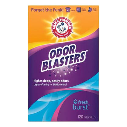 Arm & Hammer 암앤해머 건조기 시트 - 프레시 버스트 - 120매
