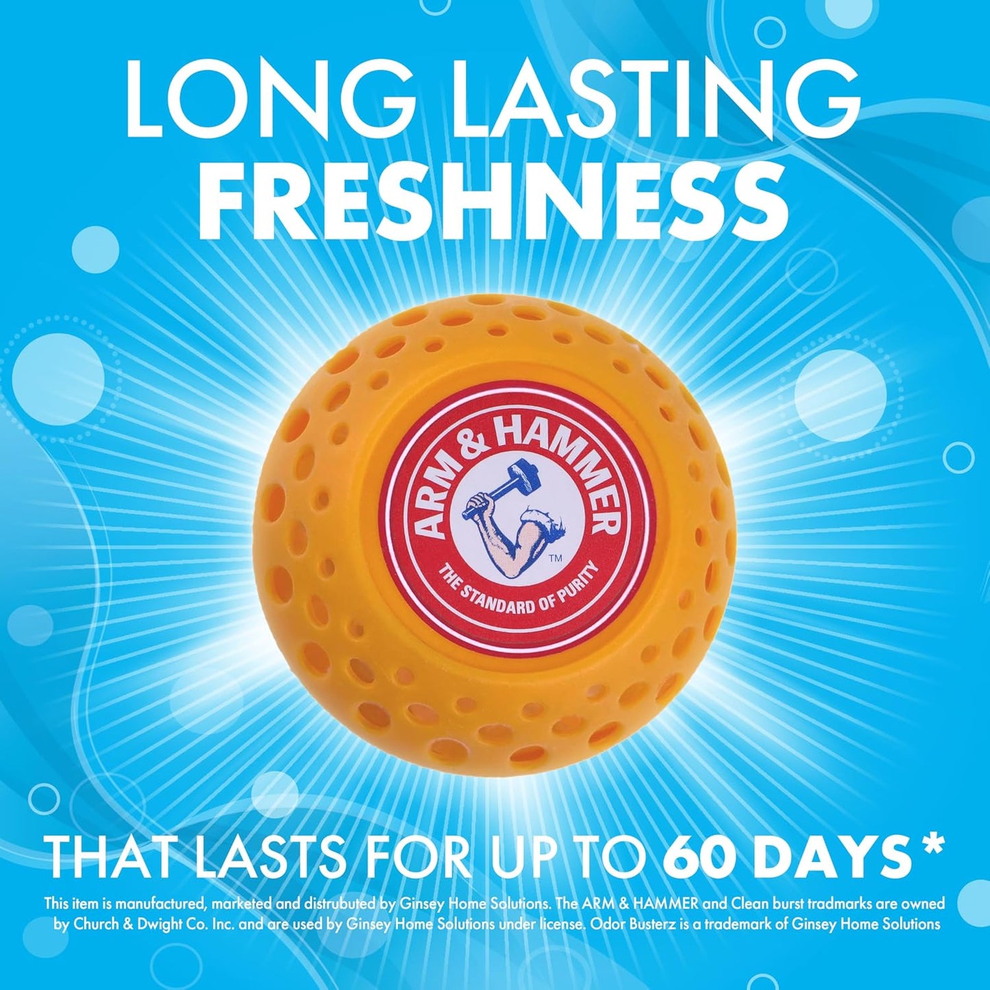 Arm & Hammer OdorBusterz Odor Eliminator Balls - Fresh Burst - 3 Balls