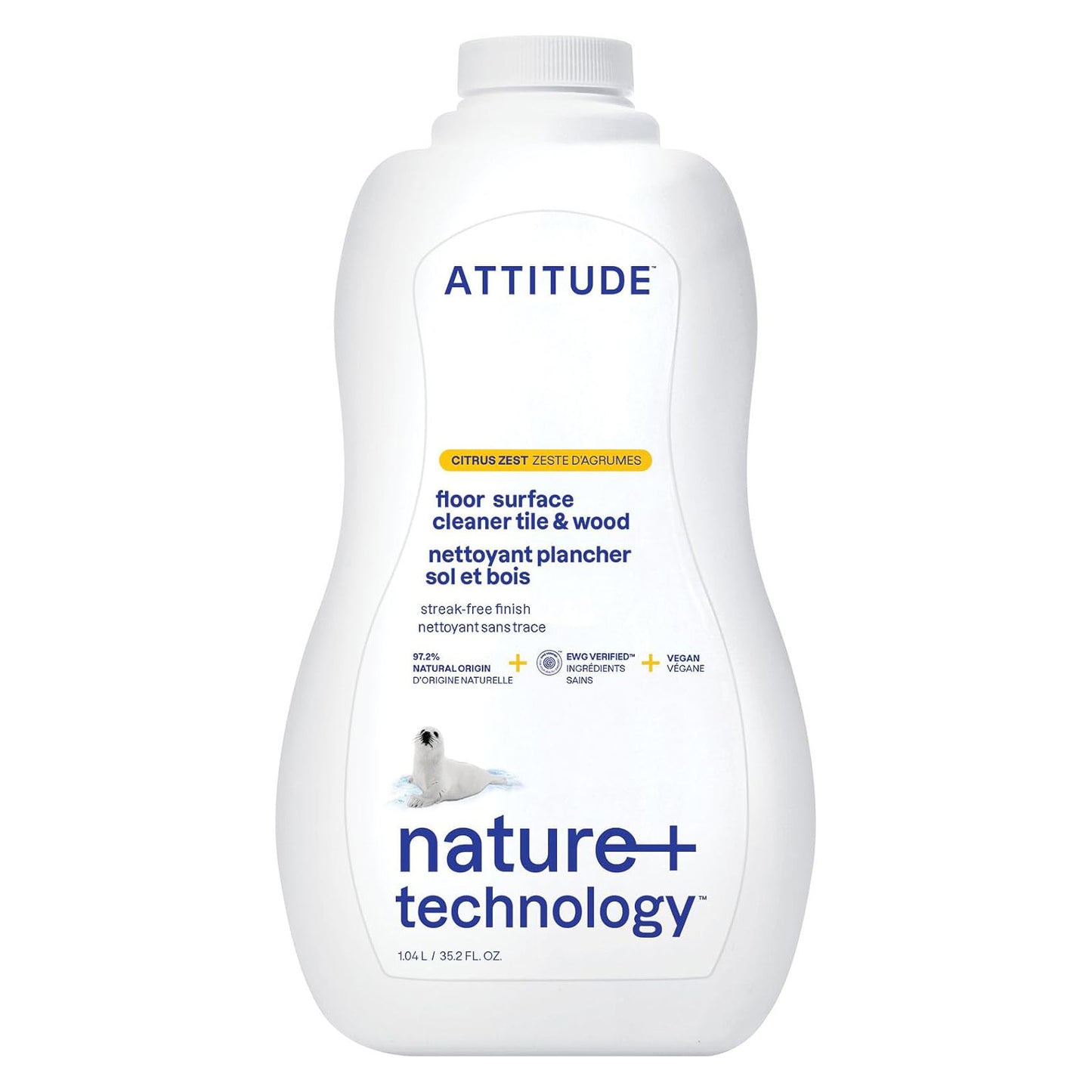 ATTITUDE 애티튜드 바닥 클리너 - 시트러스 - 1041mL (35.2 fl oz)