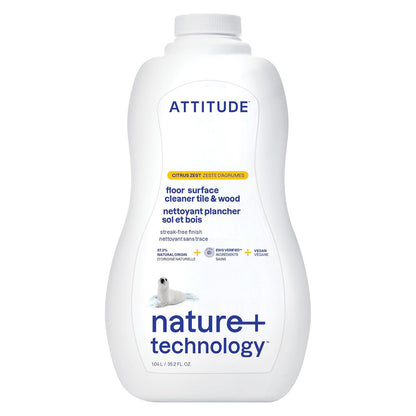 ATTITUDE 애티튜드 바닥 클리너 - 시트러스 - 1041mL (35.2 fl oz)