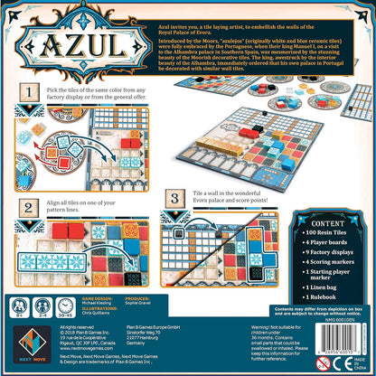 Azul Board Game — Tile Placement Strategy