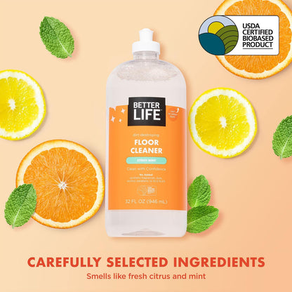 Better Life 베터 라이프 바닥 클리너 - 뱀부 - 946mL (32 fl oz) × 2개