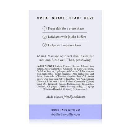 Billie Body Buffer Pre-Shave Exfoliating Bar - 3.5 oz (99g)