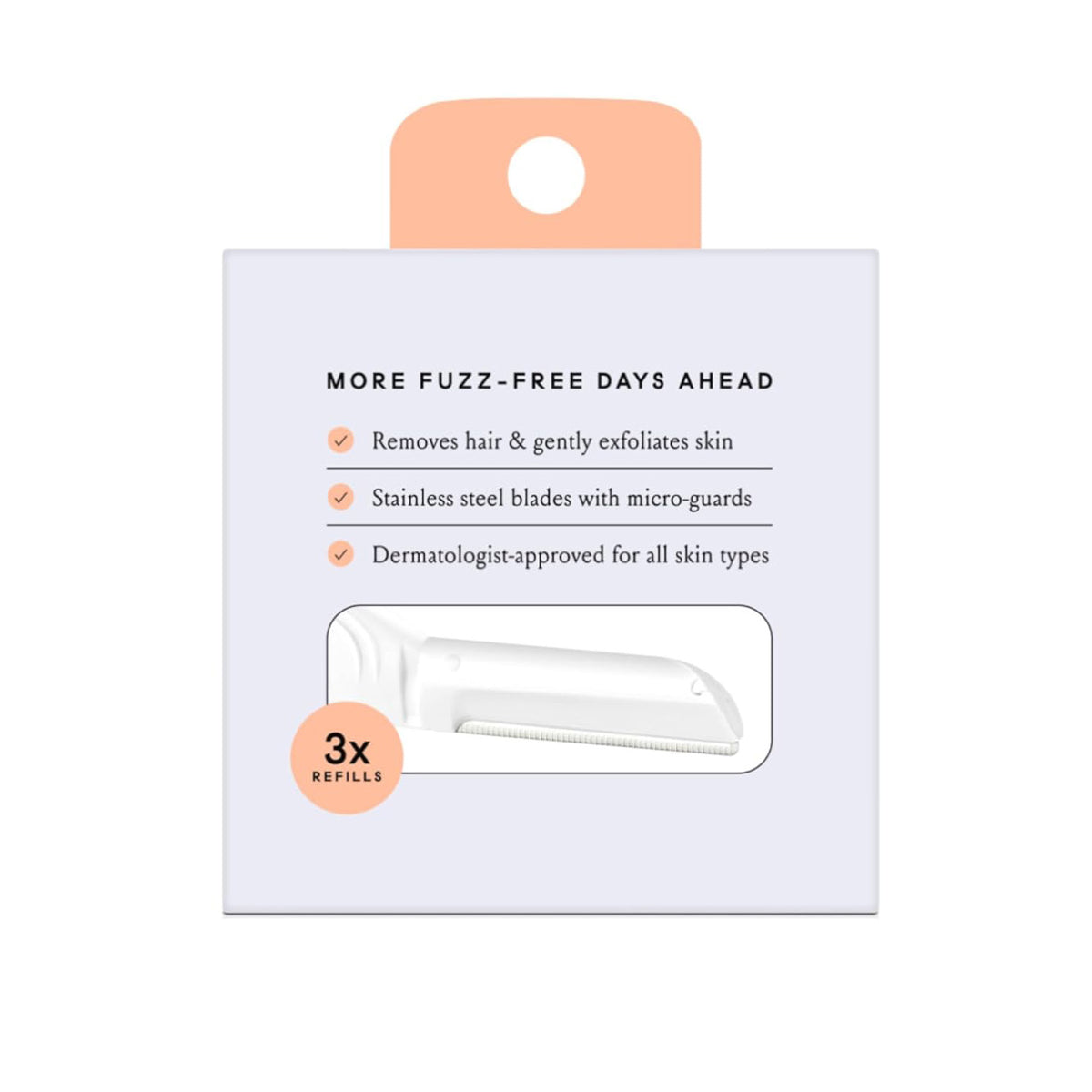 Billie Dermaplane Face Razor Refills - 3 Blades