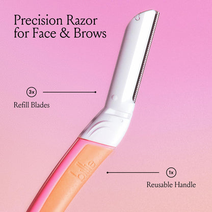 Billie Dermaplane Face Razor Refills - 3 Blades