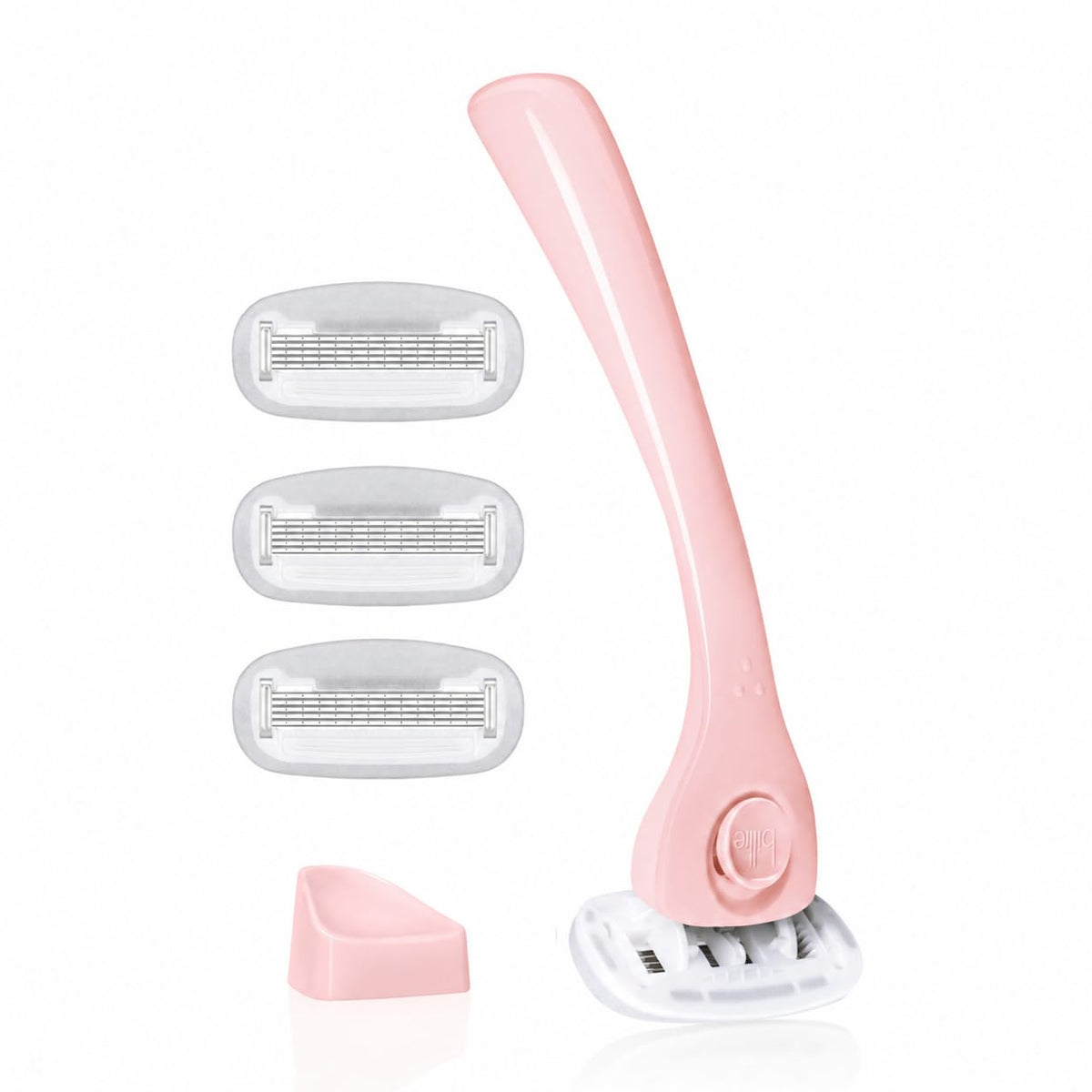 Billie Razor Starter Kit - Handle, 4 Refills & Magnetic Holder