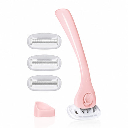 Billie Razor Starter Kit - Handle, 4 Refills & Magnetic Holder