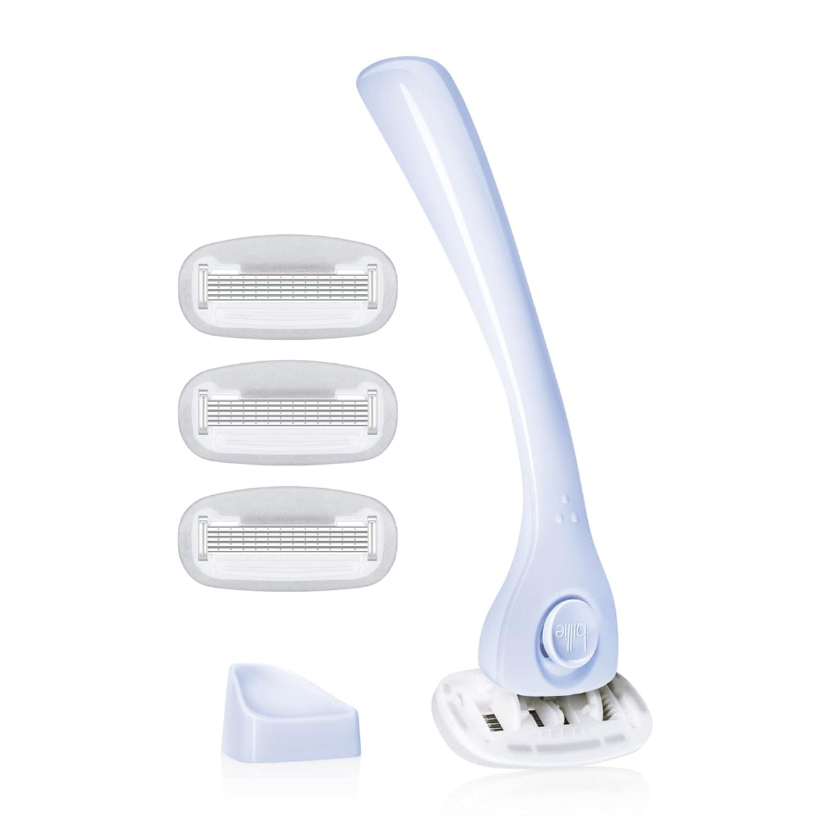 Billie Razor Starter Kit - Handle, 4 Refills & Magnetic Holder