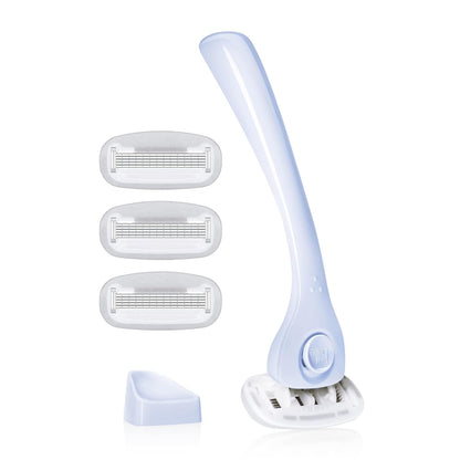 Billie Razor Starter Kit - Handle, 4 Refills & Magnetic Holder