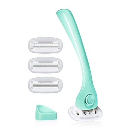 Billie Razor Starter Kit - Handle, 4 Refills & Magnetic Holder