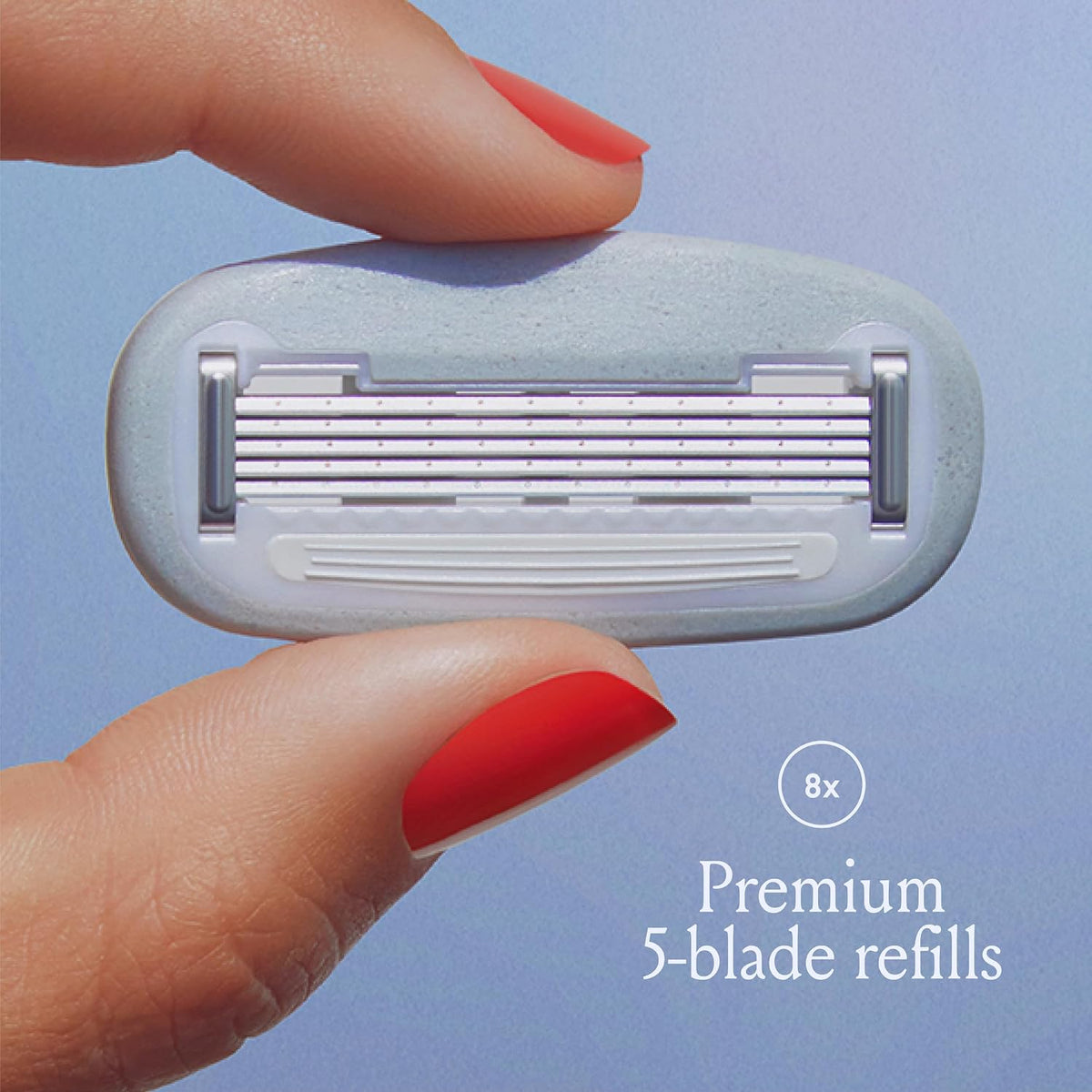 Billie 5-Blade Razor Refills - 8 Cartridges