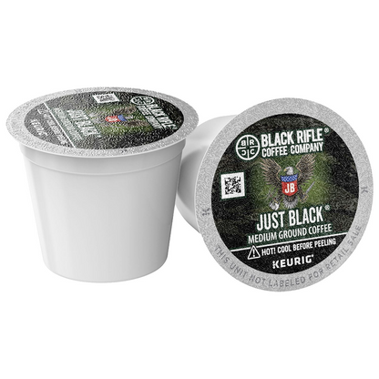 Black Rifle Coffee Company 블랙 라이플 커피 저스트 블랙 미디엄 로스트 팟 (K-컵) - 75개입