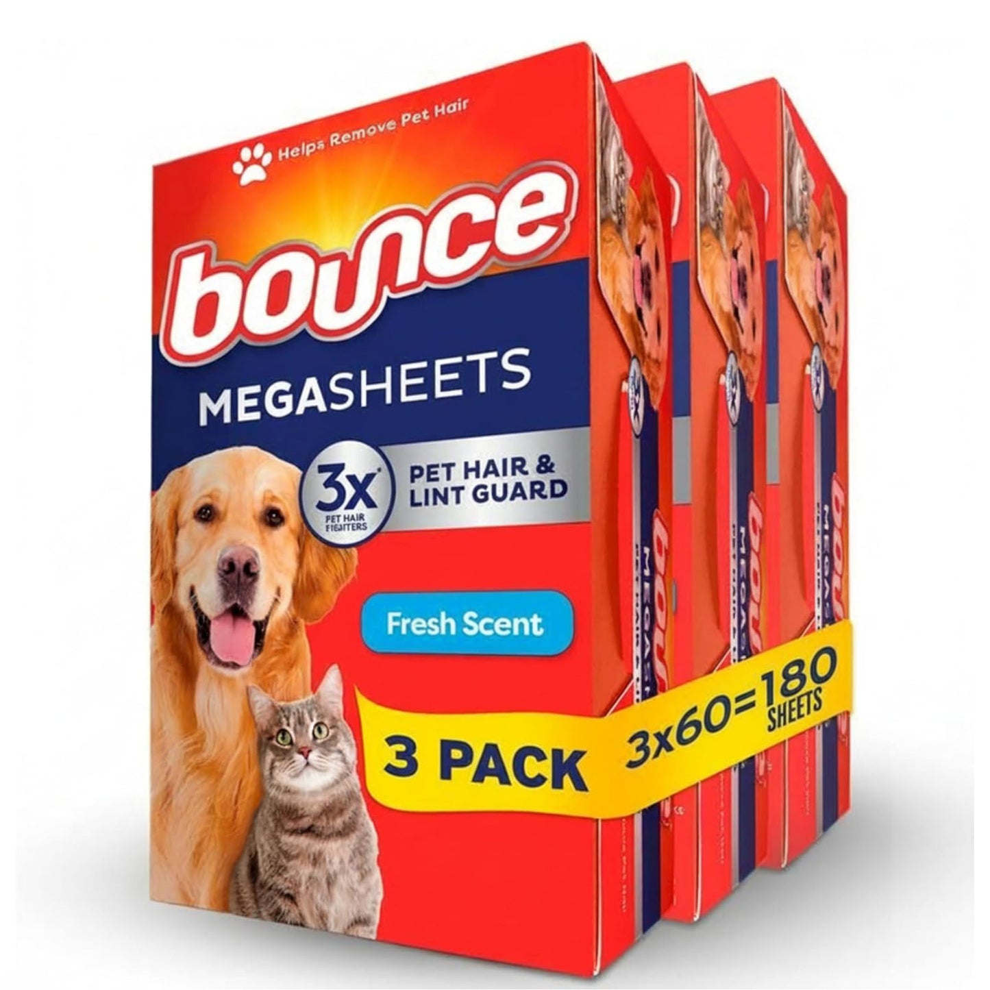 Bounce 바운스 건조기 시트 - 프레시 - 180매