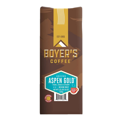 Boyer's Coffee 보이어스 아스펜 골드 미디엄 로스트 분쇄커피 - 36 oz (1021g)