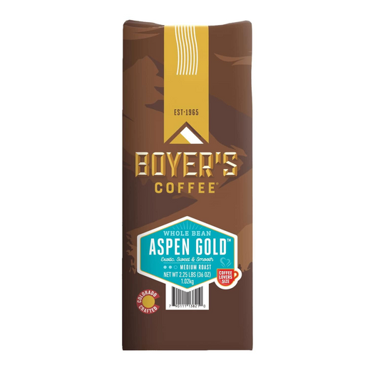 Boyer's Aspen Gold Medium Roast Whole Bean Coffee - 36 oz (1021g)