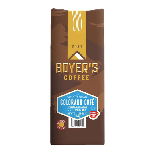 Boyer's Colorado Café Medium Roast Whole Bean Coffee - 36 oz (1021g)