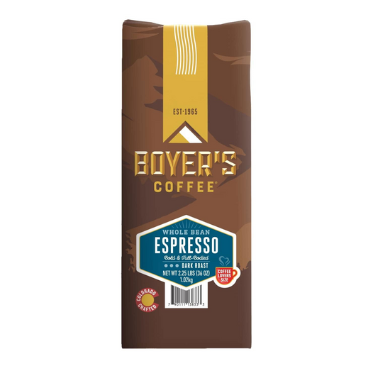 Boyer's Espresso Dark Roast Whole Bean Coffee - 36 oz (1021g)