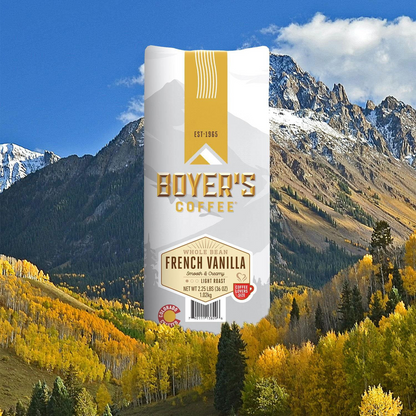 Boyer's French Vanilla Light Roast Whole Bean Coffee - 36 oz (1021g)