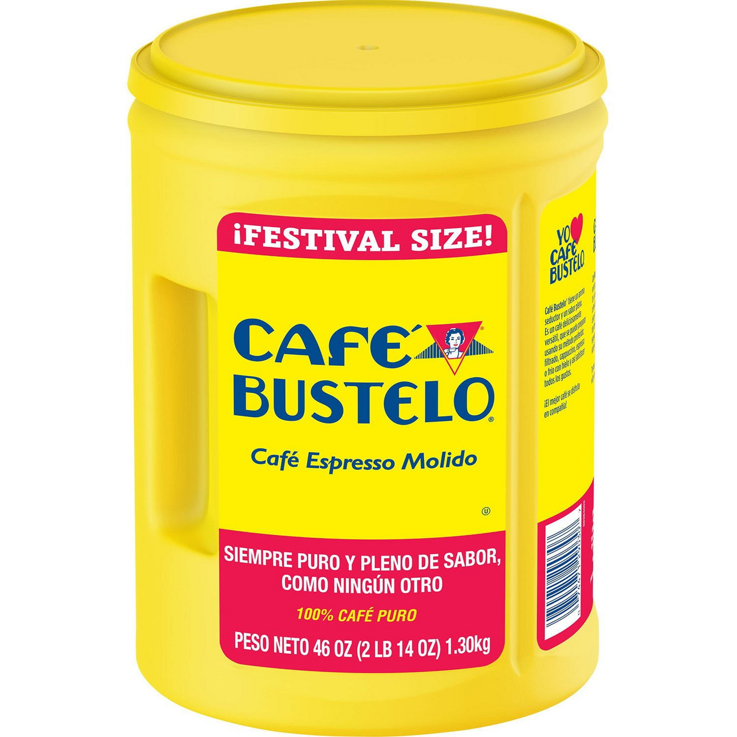 Café Bustelo 카페 부스텔로 에스프레소 다크 로스트 분쇄커피 (페스티벌 사이즈) - 46 oz (1304g)