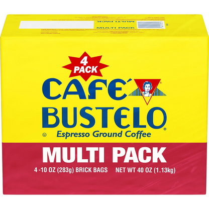 Café Bustelo 카페 부스텔로 에스프레소 다크 로스트 분쇄커피 - 10 oz (283g) x 4브릭