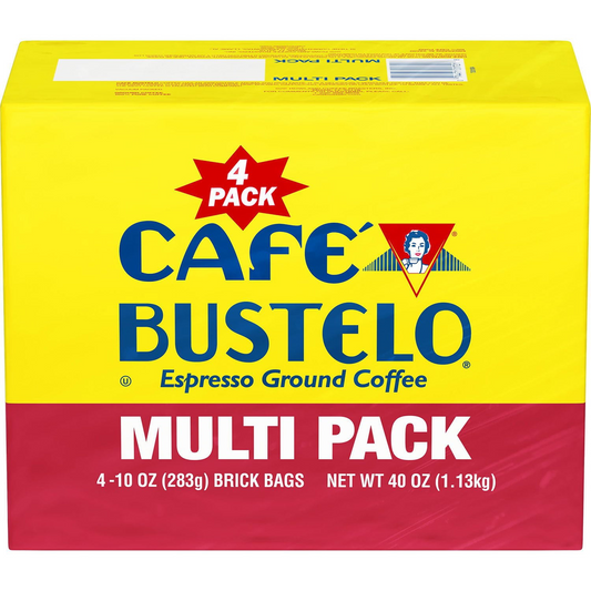 Café Bustelo 카페 부스텔로 에스프레소 다크 로스트 분쇄커피 - 10 oz (283g) x 4브릭