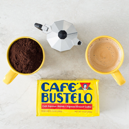Café Bustelo 카페 부스텔로 에스프레소 다크 로스트 분쇄커피 - 10 oz (283g) x 4브릭