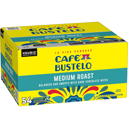 Café Bustelo 카페 부스텔로 미디엄 로스트 팟 (K-컵) - 54개입