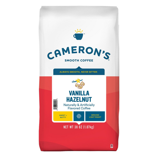 Cameron's Vanilla Hazelnut Light Roast Ground Coffee - 38 oz (1077g)