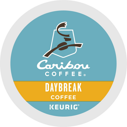 Caribou Coffee Daybreak Morning Blend Light Roast Pods (K-Cup) - 80 ct