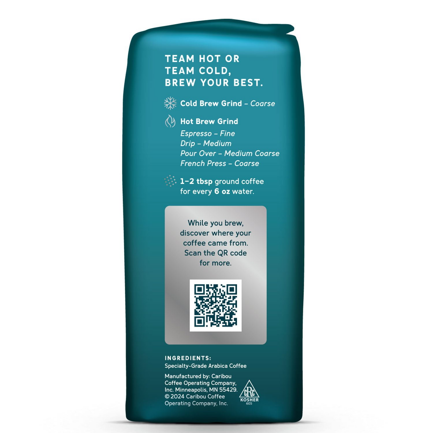 Caribou Coffee Caribou Blend Medium Roast Whole Bean Coffee - 40 oz (1134g)