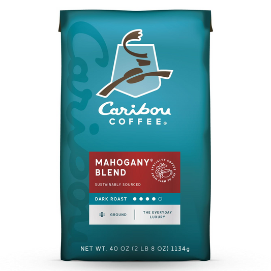 Caribou Coffee Mahogany Dark Roast Ground Coffee - 40 oz (1134g)