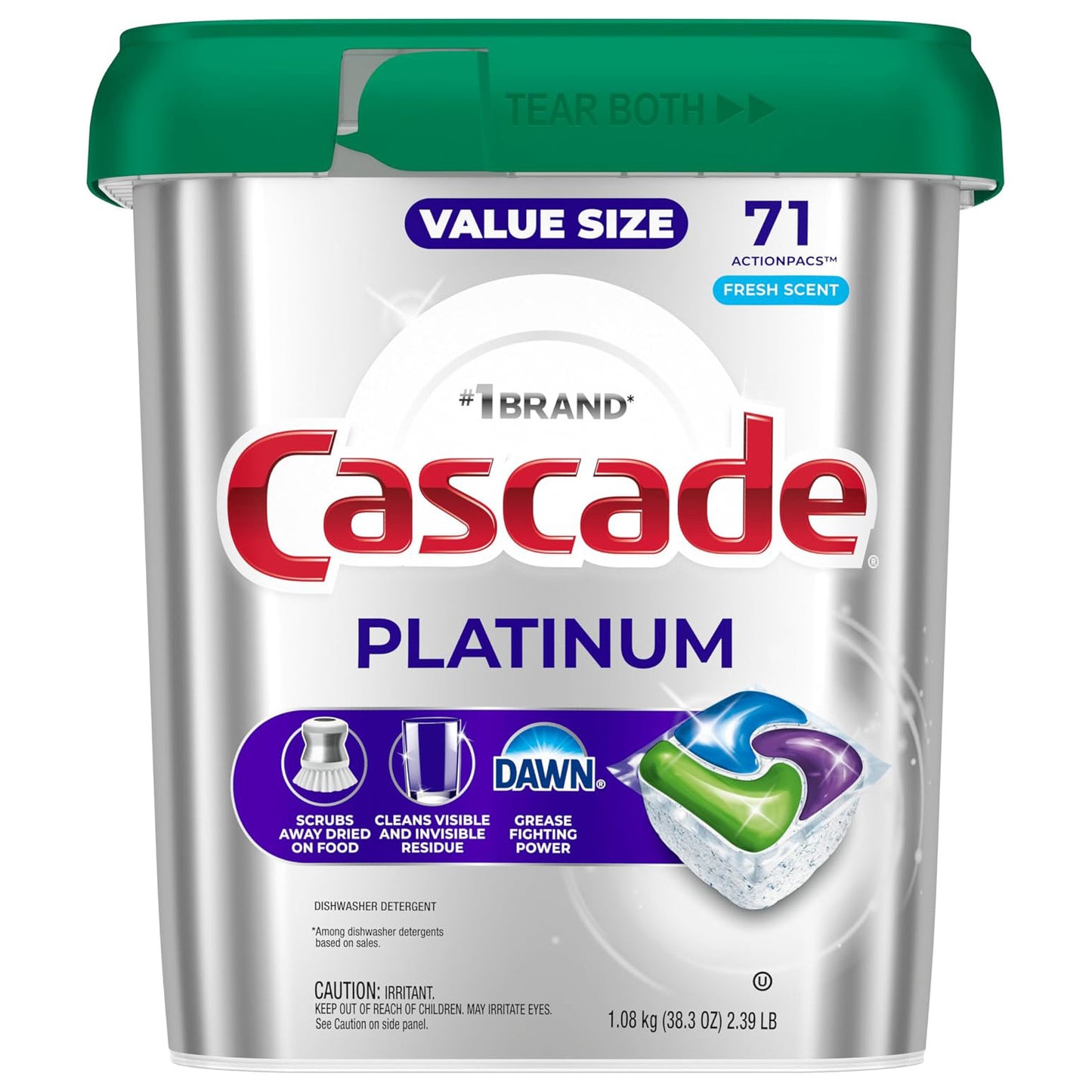 Cascade 캐스케이드 식기세척기 세제 플래티넘 - 71개입