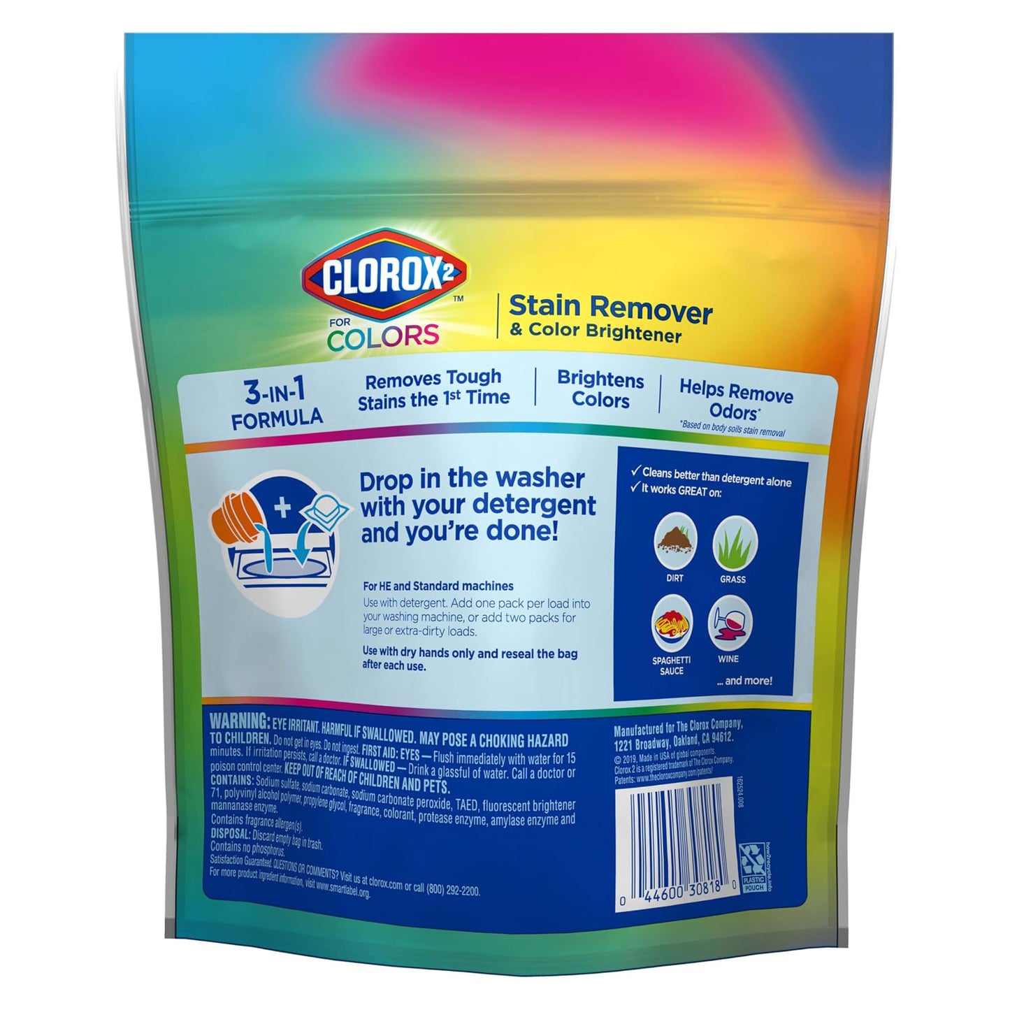 Clorox 클로록스 얼룩 제거제 - 40개입