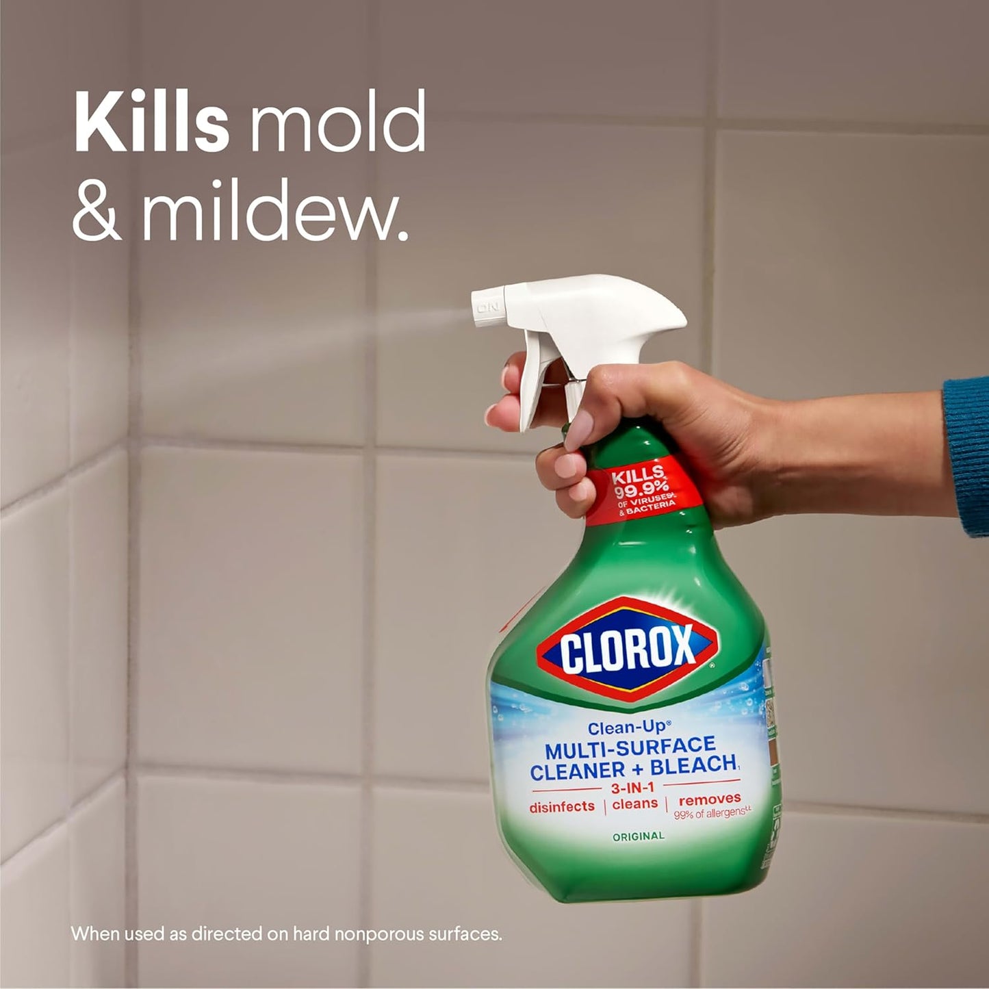 Clorox Clean-Up Multi-Surface Cleaner with Bleach - 32 fl oz (946mL) × 3 Bottles