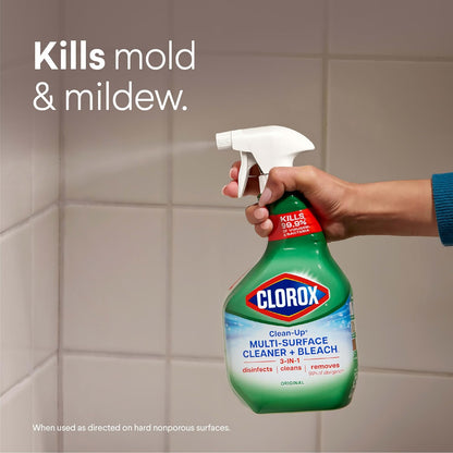Clorox Clean-Up Multi-Surface Cleaner with Bleach - 32 fl oz (946mL) × 3 Bottles