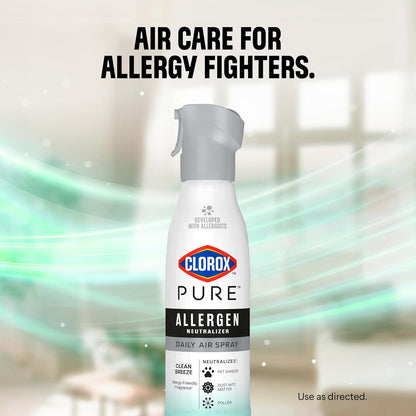 Clorox 클로락스 퓨어 데일리 에어 스프레이 - 클린 브리즈 - 237mL (8 fl oz) × 2개