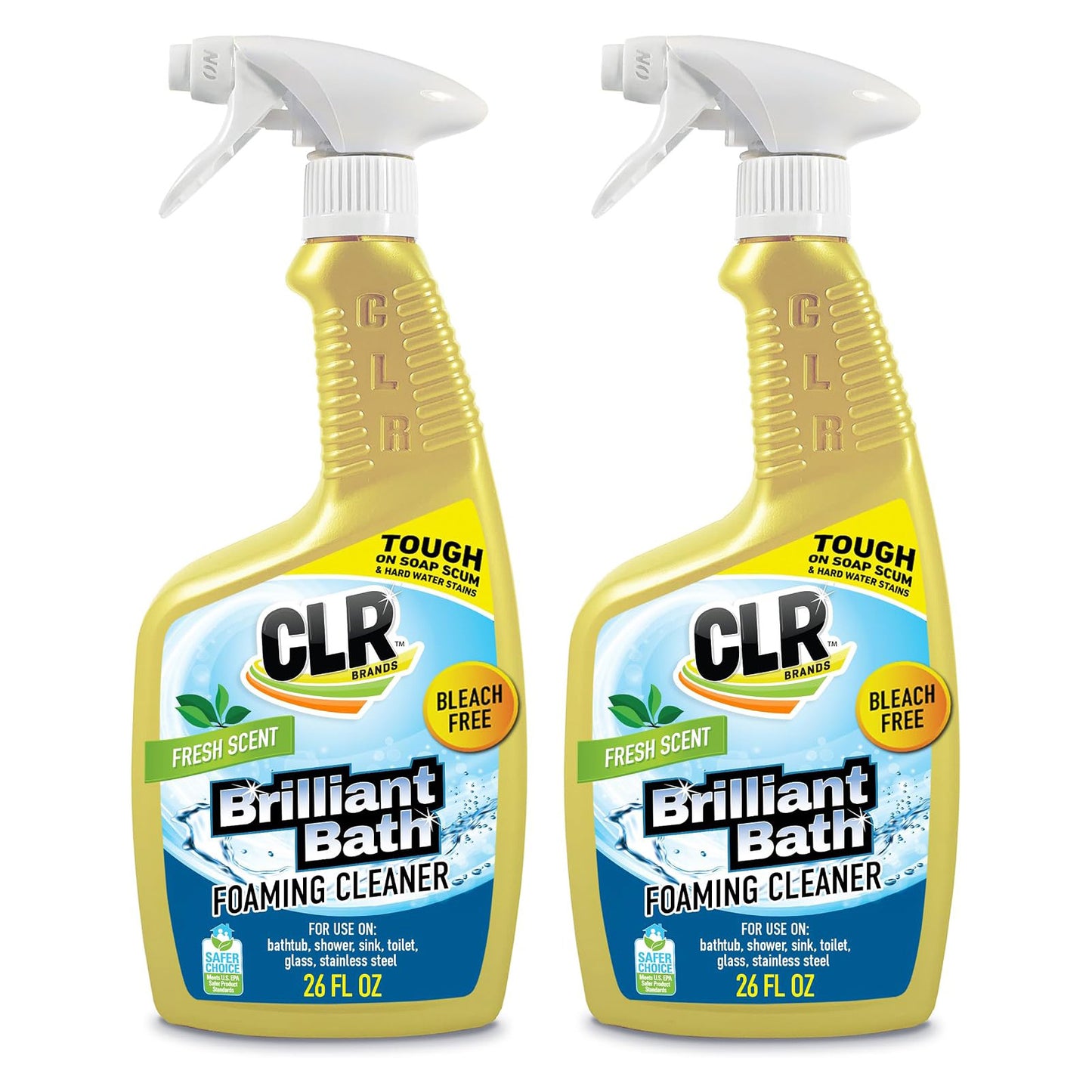 CLR 씨엘알 브릴리언트 배스 폼 욕실 클리너 - 769mL (26 fl oz) × 2개