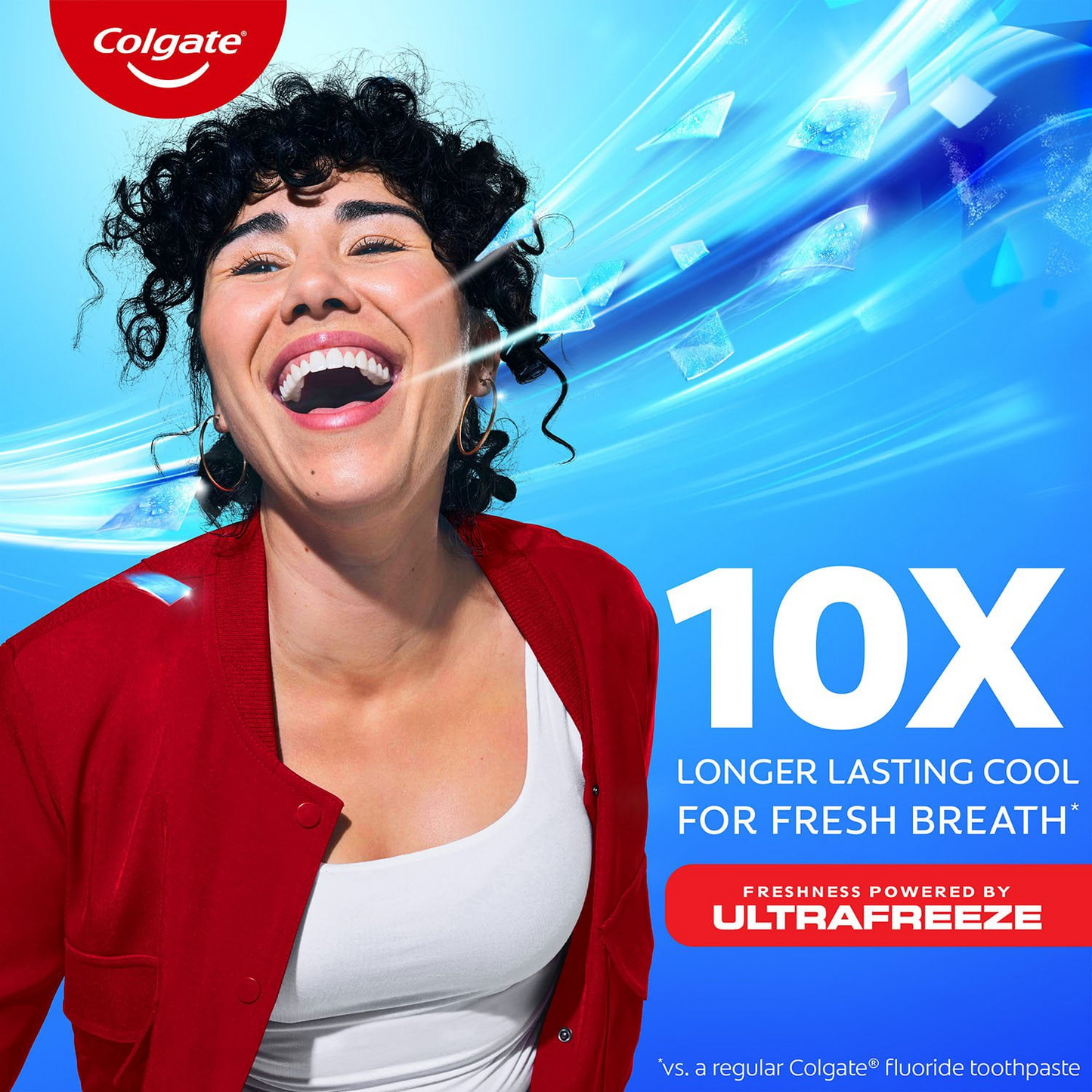 Colgate 콜게이트 맥스프레시 쿨 민트 치약 미니 브레스 스트립 함유 패밀리 5팩 임베디드 브레스 스트립·오래가는 상쾌함 (5 × 6.0oz)