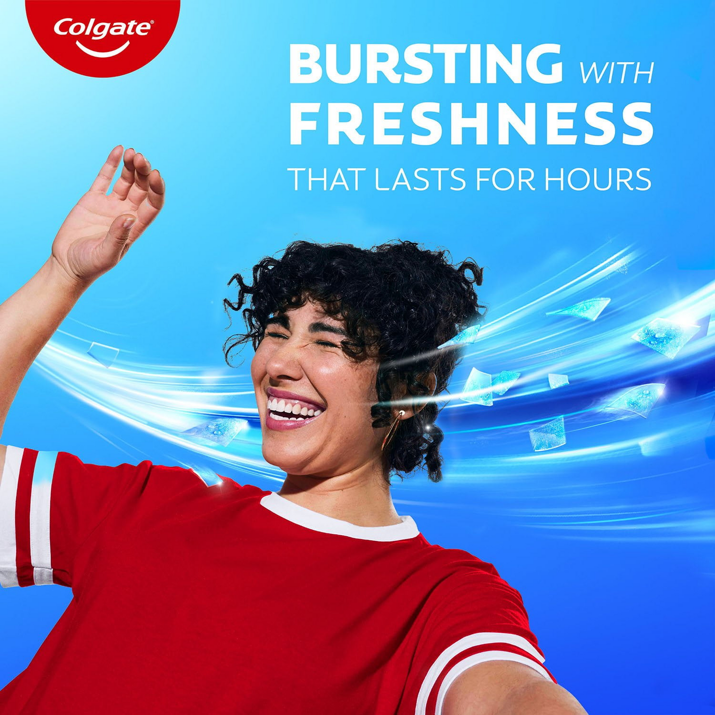 Colgate 콜게이트 맥스프레시 쿨 민트 치약 미니 브레스 스트립 함유 패밀리 5팩 임베디드 브레스 스트립·오래가는 상쾌함 (5 × 6.0oz)