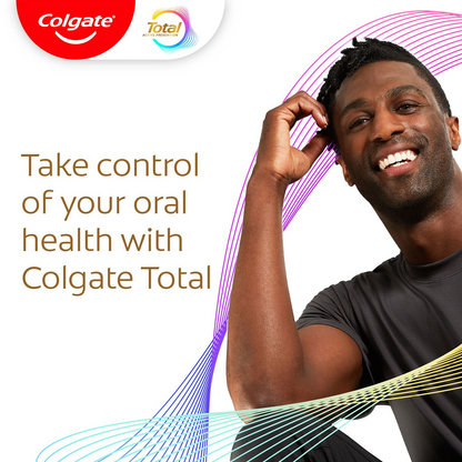 Colgate 콜게이트 토탈 화이트닝 젤 치약 패밀리 5팩 젤 포맷·불화제일주석 (5 × 3.4oz)