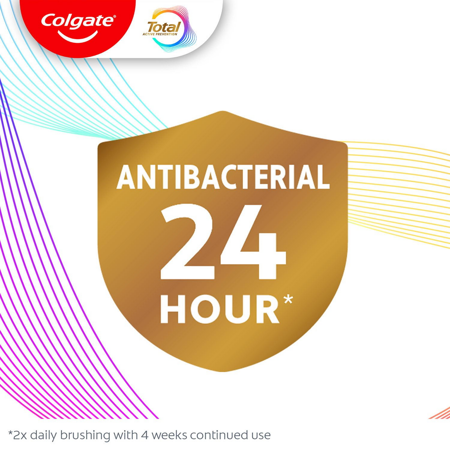 Colgate 콜게이트 토탈 화이트닝 젤 치약 패밀리 5팩 젤 포맷·불화제일주석 (5 × 3.4oz)