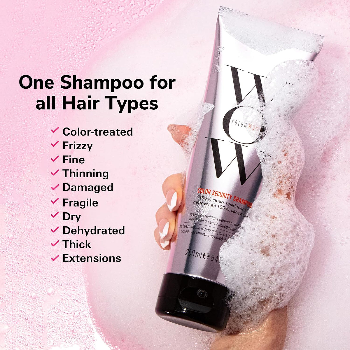 Color Wow 컬러와우 드림 클린 듀오 샴푸 & 컨디셔너 세트 - 250mL (8.4 fl oz) × 2개