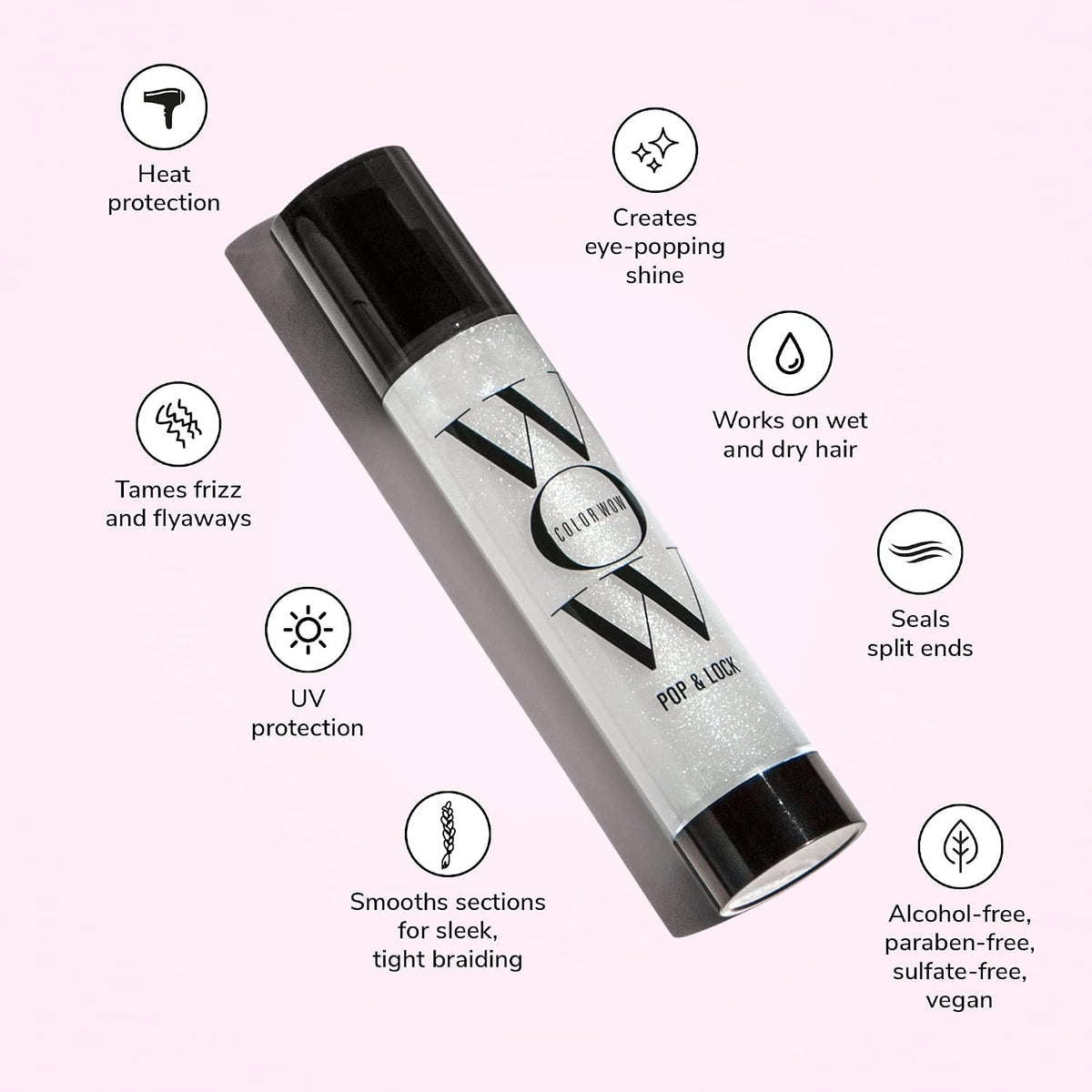 Color Wow 컬러와우 팝 앤 락 하이 글로스 세럼 - 55mL (1.8 fl oz)