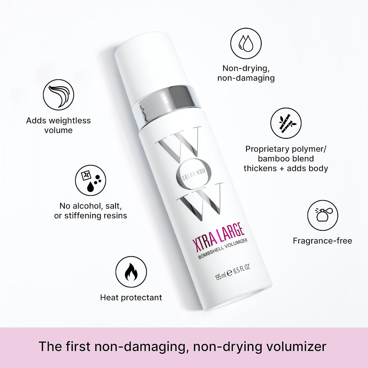 Color Wow 컬러와우 엑스트라 라지 밤쉘 볼류마이저 - 195mL (6.5 fl oz)