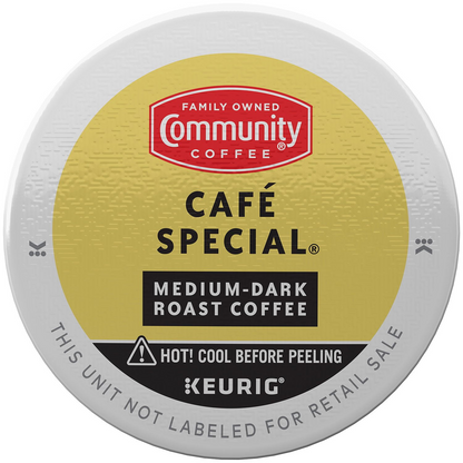 Community Coffee Café Special Medium-Dark Roast Pods (K-Cup) - 72 ct