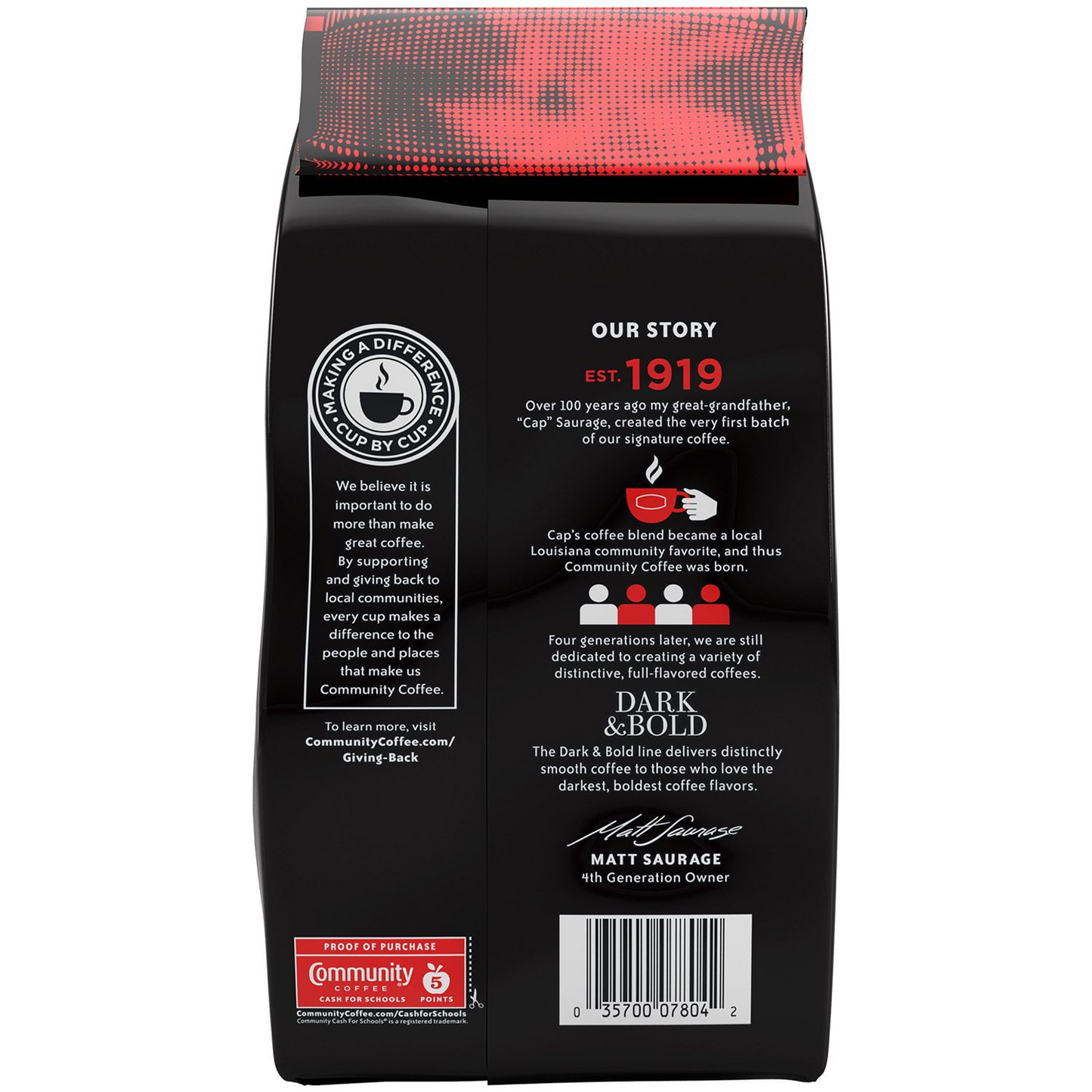 Community Coffee Dark & Bold Espresso Roast Ground Coffee - 40 oz (1134g)