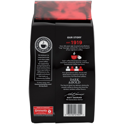 Community Coffee Dark & Bold Espresso Roast Ground Coffee - 40 oz (1134g)