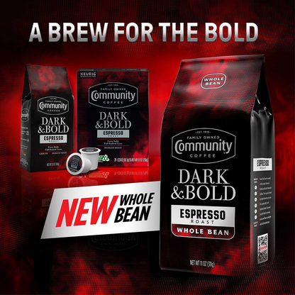 Community Coffee Dark & Bold Espresso Roast Ground Coffee - 40 oz (1134g)